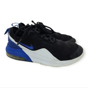 Nike Air Max Motion 2 Blue & Black Athletic Shoes Sneakers Boys Youth Size 4